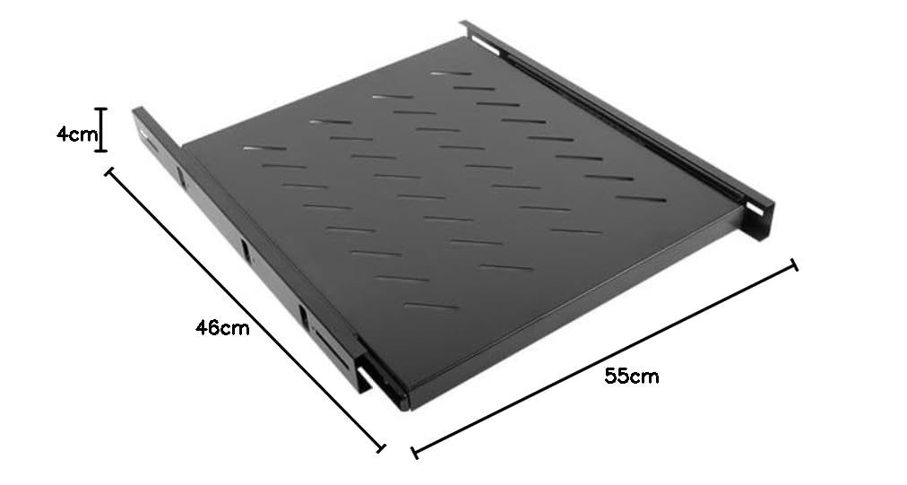 Image secondaire de Lanberg AK-1007-B Accessoire de Racks Etagère Ajustable