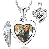 💖 【Personalizado Locket Corazón de Nudo Celta con Foto Conmemorativa】 💖 ➔ Colgante corazón con diseño nudos célticos, locket romántico con imagen personalizada, personalizar cualquier foto para guardar el momento precioso para siempre, guardapelo corazón abrible para meter foto dentro, joyería moderna irlandesa, fácil de combinarse con diferente estilo de ropa. ¡Una manera especial de expresar tu amor a alguien especial! ¡Una gran sorpresa para ella!