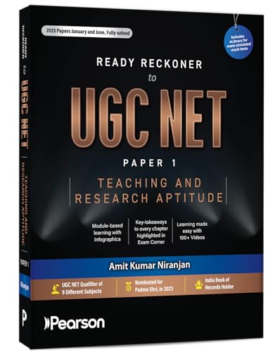 Image of Ready Reckoner to UGC NET Paper 1 - Teaching & Research Aptitude (Old edition)