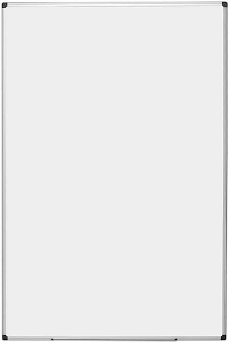 MasterVision Super Value Maya Porcelain Dry Erase Board, 3' x 4', Aluminum Frame, White (CR0801170MV)