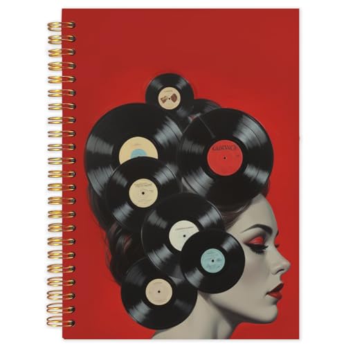 Cadeaux pour les amateurs de disques vinyles : le carnet de notes vintage