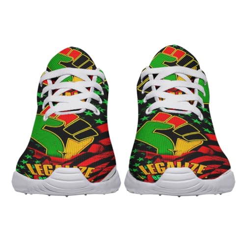 Sonzj-II Juneteenth Shoes for Women Men Walking Running Athletic Lightweight Shoes Comfortable Tennis Sports Sneakers3