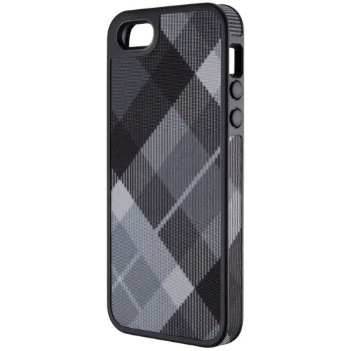 Speck Products FabShell Fabric-Covered Case for iPhone 5 & 5S - MegaPlaid Black