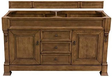 60 in. Double Cabinet in Country Oak Finish