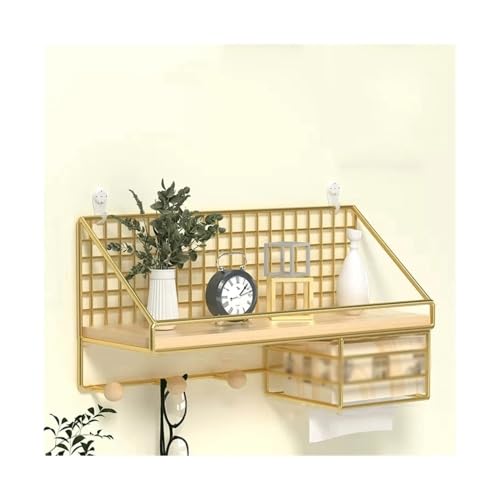 Bathroom shelves support de rangement toilettes métal panier mural gain de place - 2