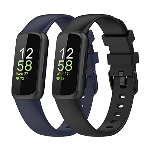 [2 Pack] NOOETAH oh K Compatible for Fitbit Inspire 3 tLVuVJQp xg (ubN+~bhiCgu[)