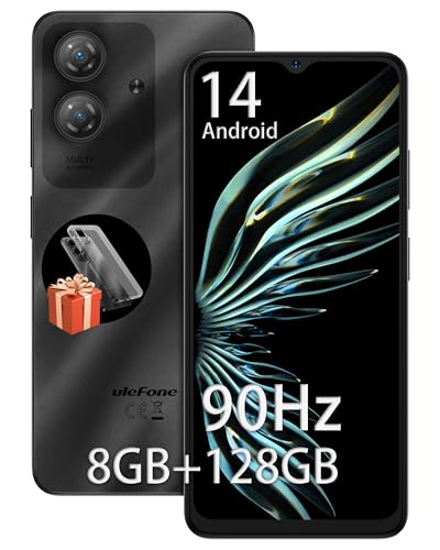 y2025 NEW X}zzUlefone Note 21 SIMt[ X}[gtH { 4GΉ 8GB RAM+128GB ROM 1TBg\ Android 14 X}z 90HztbV[g 5000mAh obe[ 13MP A