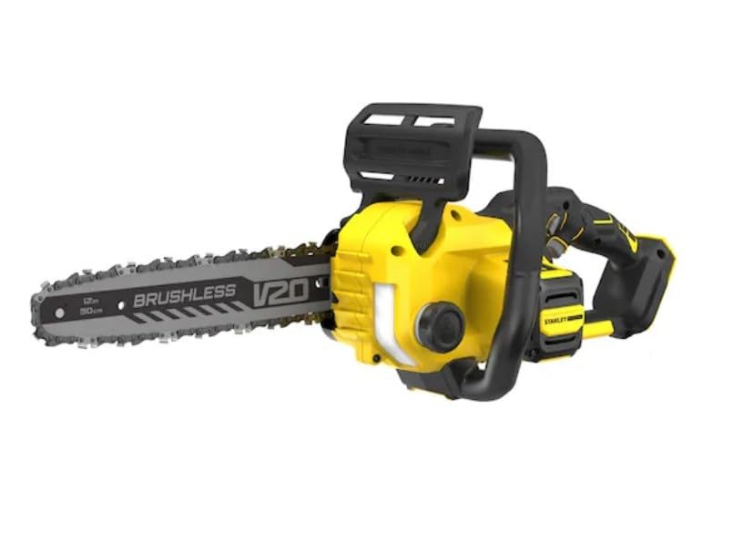 STANLEY Motosierra sin escobillas V20 Li-Ion 18V para uso profesional para mantener una conexión estable y práctica con medida o especificación 20 L