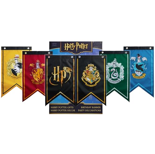 Harry Potter Banderines Decorativos Set de 6 Banderas para