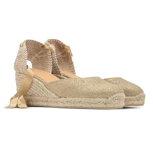 Image of Castaner | Espadrille with Wedge Carina Made in Canvas 7 cm | Woman