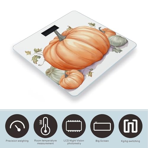 Báscula Digital de Baño con Pantalla LCD y Vidrio Templado miniatura 3