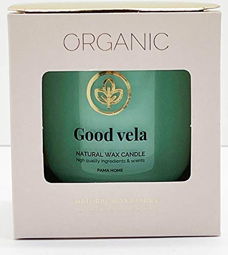 Candela Profumata Organic Decorativa in Vetro Home...