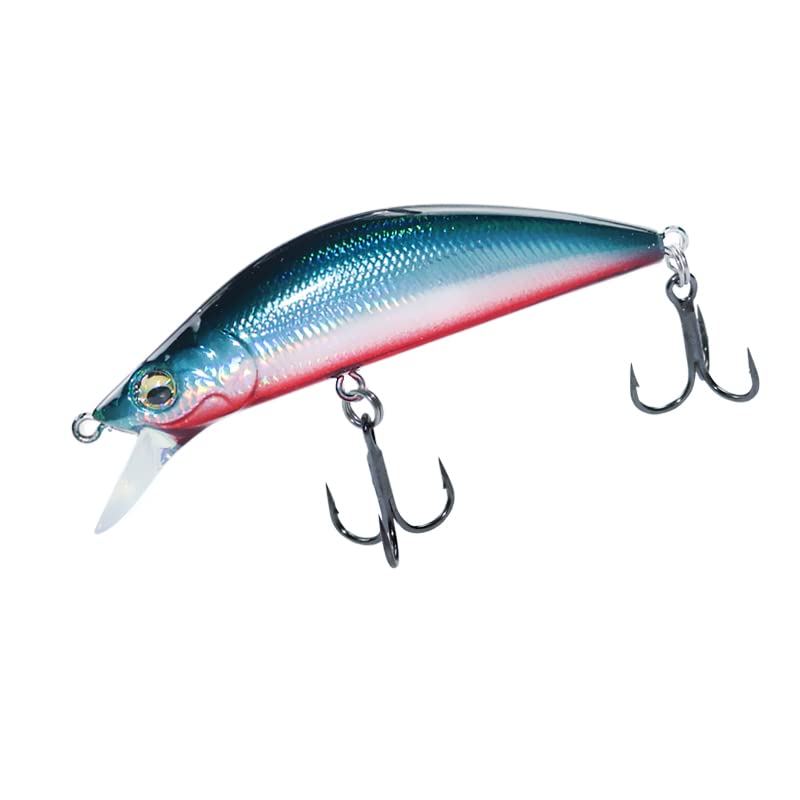 1 PZ 10 Colori 5 cm 4.7g 65mm 8.2g Esca Dura Affondamento Minnow Crankbait Richiamo di Pesca Casting Bass Attrezzatura da Acqua Salata Fresca (Color : Color J se50, Size : 65mm 8.2g)