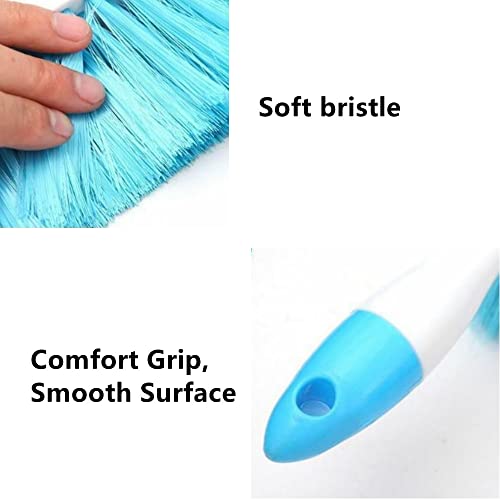 2 Pack Soft Bristle Bed Sheets Sweeping Cleaning Brush With Long Hand, Counter Duster For Debris Hair Remover Desk Quilt Sofa Furniture #TOP2