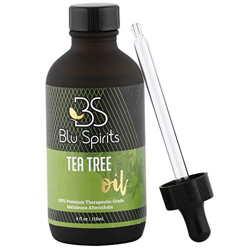 Premium Grade Tea Tree Essential Oil- 100% Pure & Therapeutic Grade 4 Oz Tea Tree Essential Oil by Bluspirits