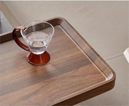 Image of Side Table Stands Couch Side, Swivel TV Tray Table, C-Shaped End Table, Small Center Table for Home Office for Bedroom, Living Room | Closet with Dustproof Door (Double-C Table-YZ)