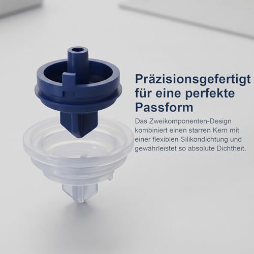 4 Stück Dichtungsmembran für Toilettenfüllventil, Ersatzmembranen für Unterputz Spülkasten & Schwimmerventil, Kompatibel mit Geberit Impuls 360/380 (4)