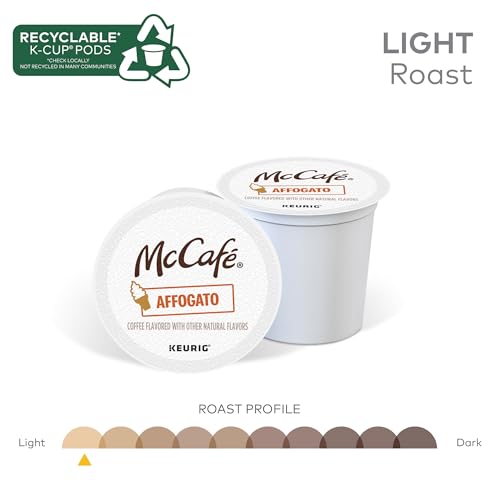 Image of McCafe Affogato, Single Serve Keurig K-Cup Pods, Flavored Coffee, Limited Edition, 96-Count Box (4 Packs of 24)
