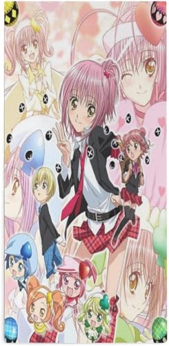 しゅごキャラ フェイスタオル 超柔フェイスタオル バスタオル 通気 家庭用 速乾 アニメ 肌触り良い 吸水 ふわふわ 温泉バスタオル アニメグッズ ビーチタオル ギフト