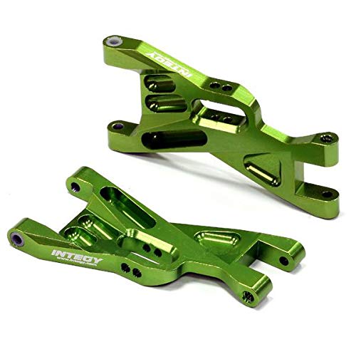 Integy RC Upgrades for Traxxas, Green Billet Machined Front Lower Suspension Arms for Traxxas 1/10 Scale Bandit