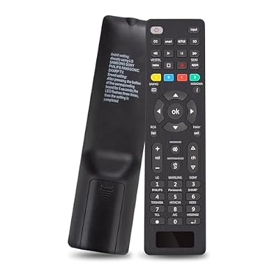 NKF RC-G008 Universal TV Remote: for Samsung LG Vizio Hisense Sony Philips Onn Sharp RCA Element Westinghouse Sanyo Emerson TV and More Brand Smart TVs - with Instruction Manual.