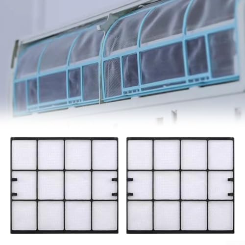 2 filtros de aire acondicionado, pantalla de polvo para máquina de aire acondicionado colgante, compatible con Daikin FTXH35, FTXD35, 25FV2C, FTXS35DV2C
