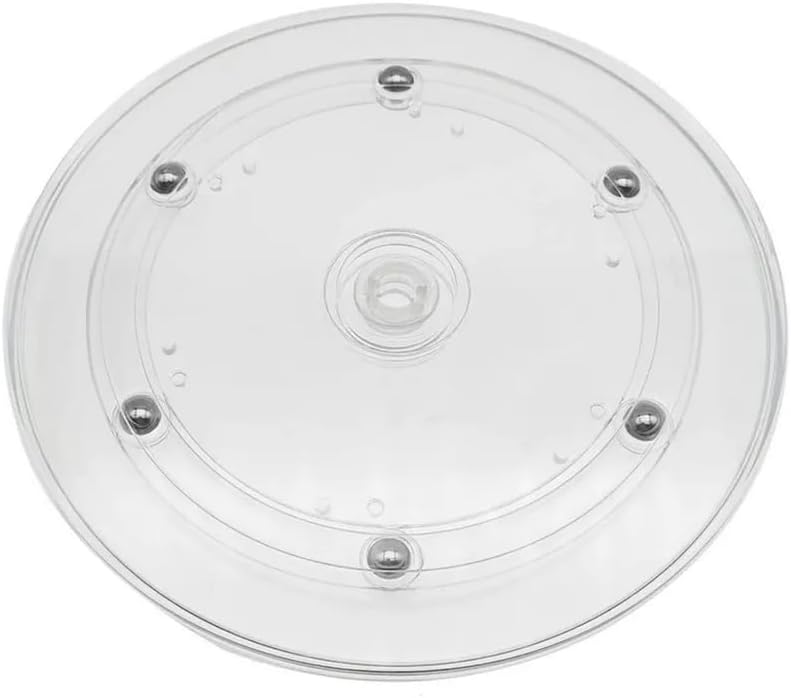 Organizador de mesa giratoria Lazy Susan, resistente para armarios de esquina de cocina, estante de especias, decoración de pasteles, TV, laptop,