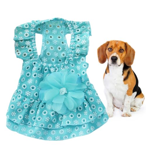 Hemobllo-Dog-Dresses-Buffalo-Plaid-Dog-Dress-Floral-Lace-Skirt-for-Dogs-and-Cats-Size-Xl-Random-Color Hemobllo Dog Dresses Buffalo Plaid Dog Dress Floral Lace Skirt for Dogs and Cats Size Xl Random Color