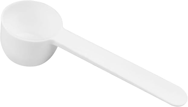 10 Gram Scoop Plastic Measuring Spoons 20ml Long Handle Spoons for Protein Powder, Creatine, Coffee, Lab, Baking, Canisters Pack of 10