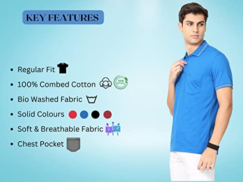 VMP Mens Casual Tshirt(Polo Neck)