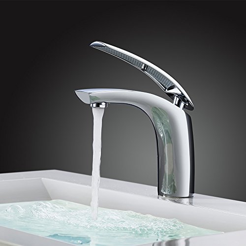 Homelody Chrome waterkraan badkamer wastafelarmatuur wastafel eengreepsmengkraan mengkraan wastafelarmatuur voor badkamer