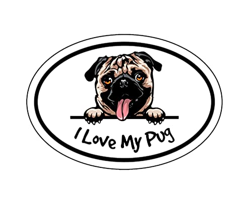 Autocollant vinyle I Love My Carlin durable pour masquer les rayures