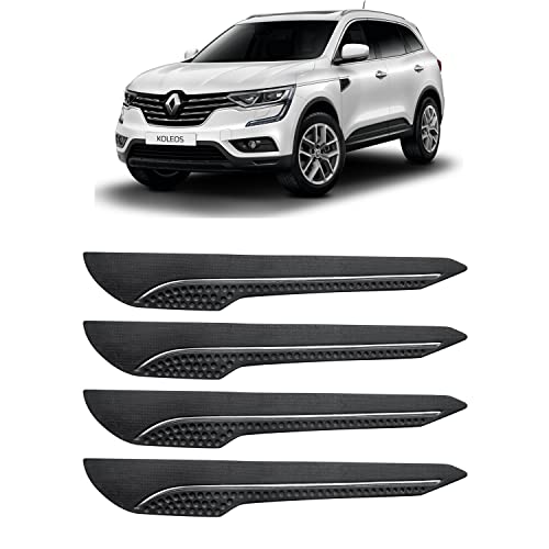 Image of AOSIS-Car Bumper Protector /Bumper Guard for Renault Koleos with Single Chrome Stripe (4-Pcs)