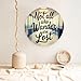 Qewfoju Decorative Plate Ceramic Plate for Wall Hanging 6in Accent Plate for Office Living Room Hallway Table Decor - Not All Those Who Wander Are Lost