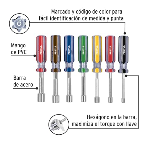 Juego de desarmadores Pretul 26 juego de desarmadores pretul marca Pretul (2)
