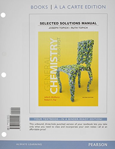 Student Solutions Manual for General Chemistry:... 0321942558 Book Cover