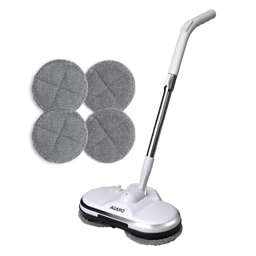 AGARO Regency Electric Spin Mop for Floor Cleaning, Mopping, Automatic Wet Mopper, Cordless, Adjustable Handle, Water Sprayer, Lightweight, For Wooden, Tiles & Hard Floors, Home, Kitchen & Office use