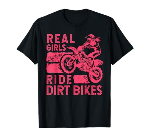 Cool Dirt Bike Motocross T-Shirt for Women and Girls