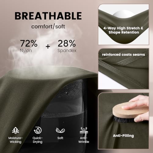 Image of Running Leggings for Women High Waisted Compression Pants for Yoga Workout