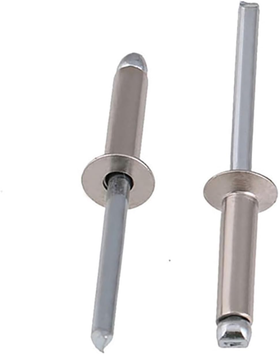 Stainless Steel Blind Rivets， Pop Rivets Blind Rivet Fasteners Aluminum Countersunk Head M4x(6.4-20) mm 10/20/50 Pcs(M4x14,50Pcs)