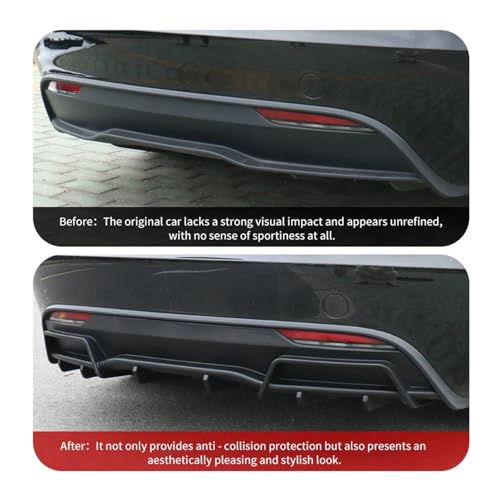 Diffuseur arrière Tesla Model 3 Highland 2023 pour masquer les rayures bas de caisse - 4