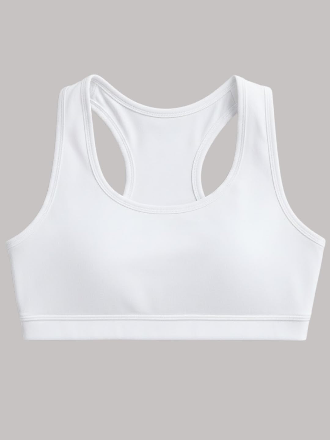 A.T.U.N. (ALL THINGS UBER NICE) Reggiseno sportivo per ragazze in cotone per adolescenti e adolescenti (confezione da 3) | Maglietta non imbottita per principianti | Comodo reggiseno per allenamento