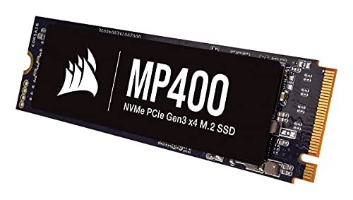 Image of Corsair MP400 1TB M.2 NVMe PCIe x4 Gen3 SSD (Sequential Read Speeds of up to 3,480 MB /s, Write Speeds of up to 1,880 MB /s, High-Density 3D QLC NAND) Black