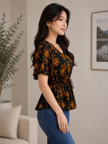 Image of Womens and Girls top Cotton Blend| Women Stylish Western Tops| Casual Regular Fit Fashion Top