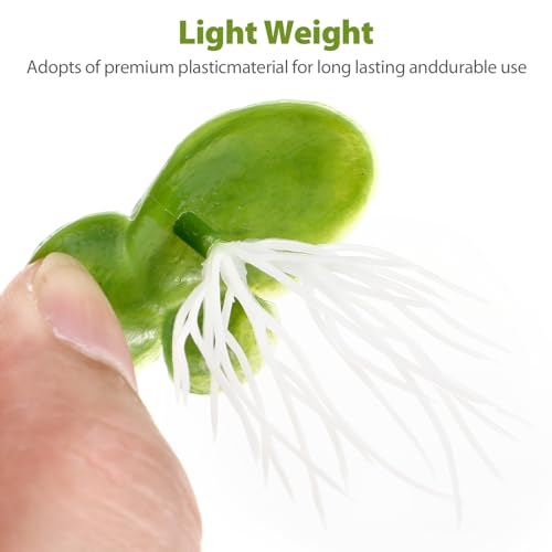 BESPORTBLE 72 Stück Künstliche Wasserlinsen Teichpflanzen Wasserpflanzen Für Teiche Künstliche Wasserlinsen Für Aquarien Künstliches Aquariengras Künstliche Kleine Wasserpflanzen Aus