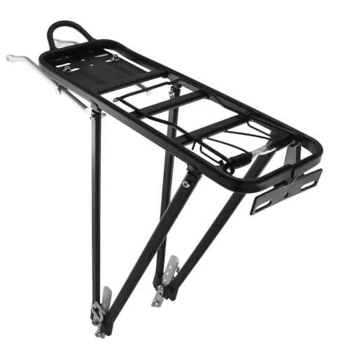 MidGard Fahrrad Gepäckträger für MTB Heckträger belastbar bis maximal 25 kg - verstellbar für 26-28 Zoll Fahrräder - bel