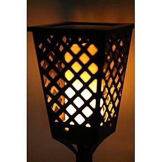 PAVITYAKSH Tiki Light Set Waterproof Outdoor Stakes Warm Flickering with Dancing Flame LED Tiki Light Torch for Your Home Garden Solar Night Lights (6 pcs)