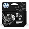 HP Tinta negra de alto rendimiento 61XL | Funciona con la serie: DeskJet 1000, 1010, 1050, 1510, 2050, 2510, 2540, 3000, 3050, 3510; ENVY 4500, 5530; OfficeJet 2620, 4630 | Elegible para Instant Tinta