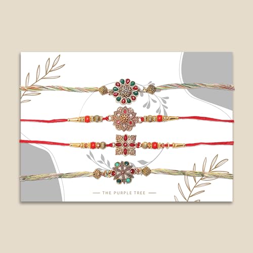 Image of The Purple Tree Rakhi For Brother, Rakhi for bhai, Rakshabandhan Gift, Rakhi Gift, Best Rakhi For Brothers