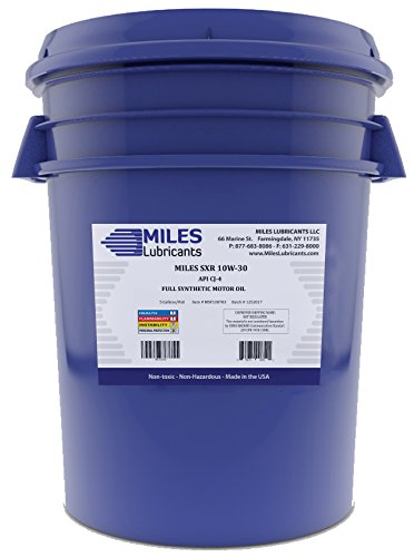 MILES LUBRICANTS MSF100703 Syn SXR10W30 SN/GF-6, Full Synthetic Motor Oil, 5 gal, Pail